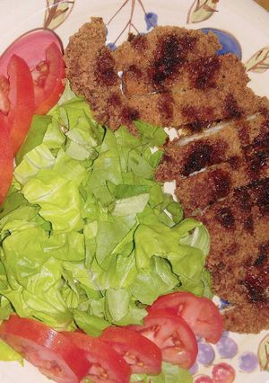 Una foto de Tonkatsu (cerdo empanado)