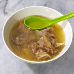 A picture of Beef Stock (Yakhni).