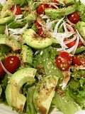 Avocado, Cherry Tomato, and Spring Onion Salad