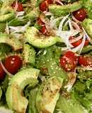 Avocado, Cherry Tomato, and Spring Onion Salad