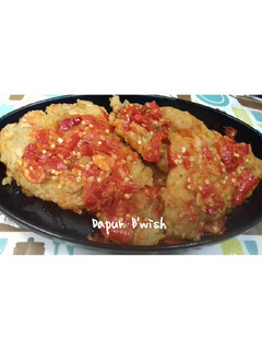 Foto resep Telur dadar geprek krispi
