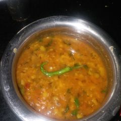 A picture of Oil butter ghee free dal tadka.
