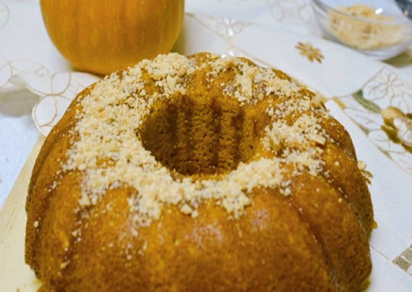 Bundt Cake de calabaza y almendras!