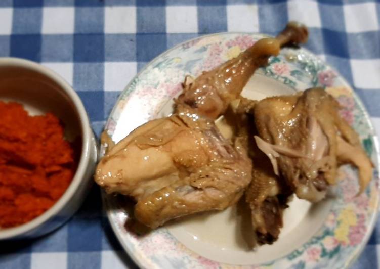 Resep Ayam pop Ala Restoran Sederhana Anti Gagal