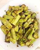 Đậu bắp nướng chao bằng nckd