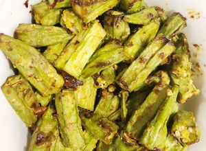 Hình của món Đậu bắp nướng chao bằng nckd.