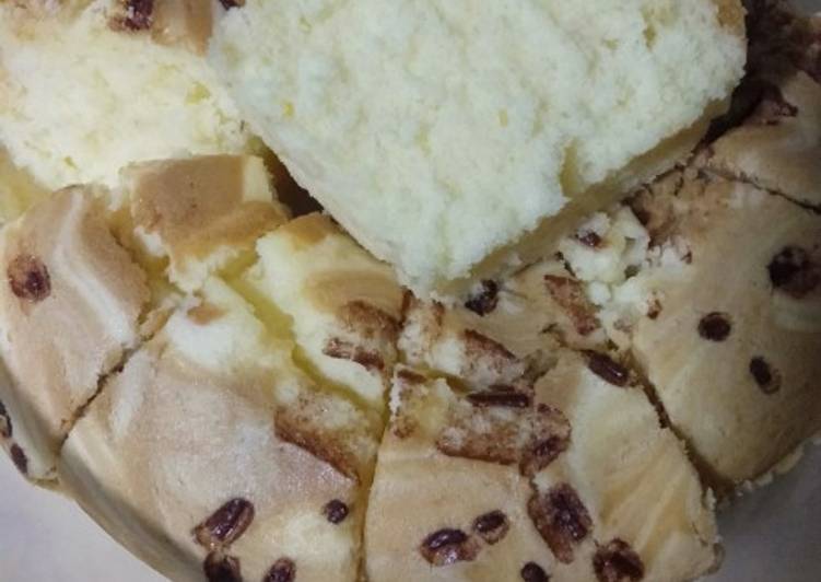 Cara Gampang Buat Chiffon Cake Mocca dari putih telur Anti Gagal