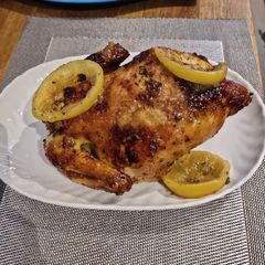 A picture of Oven Cooked Lemon Chicken.