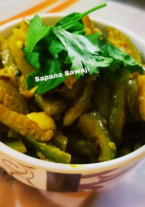 सात्विक तोंडली भाजी (tondali bhaji recipe in marathi) रेसिपी चे मुख्य फोटो 