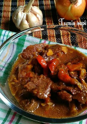 Foto resep Tumis sapi cabe ijo