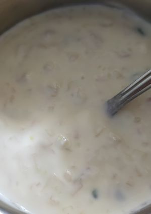 A picture of Onion Raita.