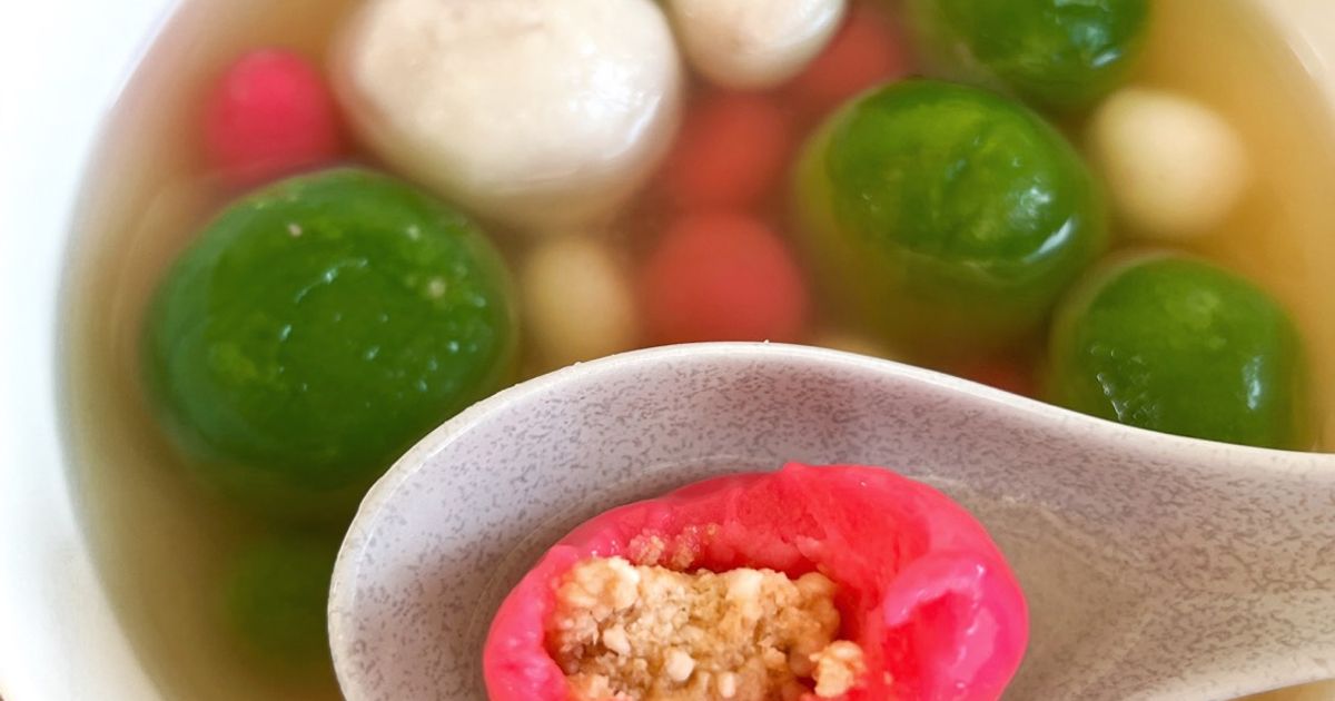 Wedang Ronde Kuah Jahe Isi Kacang