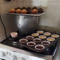 A picture of Magdalenas o muffins.