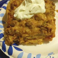 A picture of Chili Lasagna Batch 00 NO Beans.