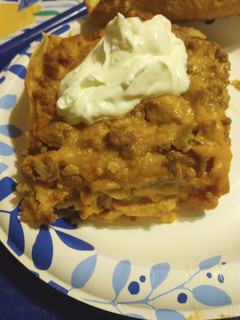 A picture of Chili Lasagna Batch 00 NO Beans.