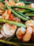 Shrimp with String Beans