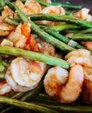 Shrimp with String Beans