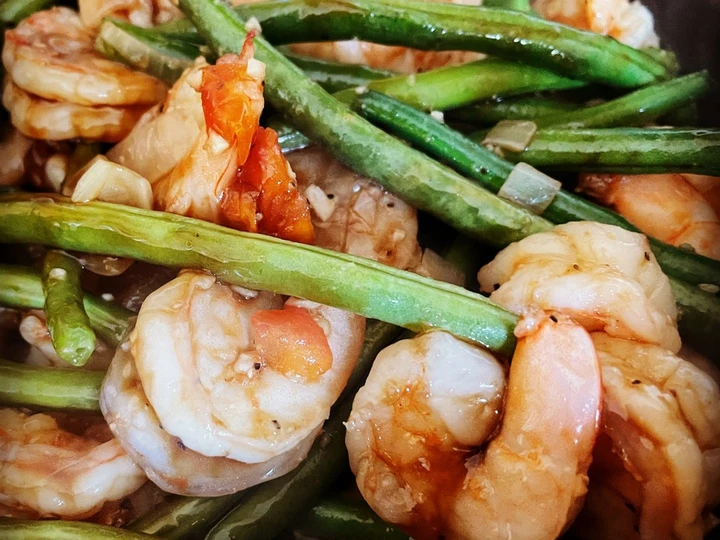 Easy Steps to Prepare Recipe Shrimp with String Beans that is Delicious, Really Delicious}