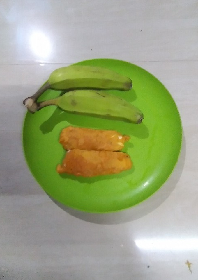 வாழைக்காய் பஜ்ஜி ஆரஞ்ச் கலர் செய்முறை முக்கிய புகைப்படம்