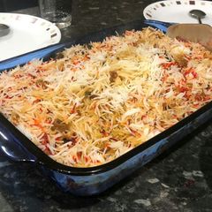 A picture of Chicken biryani.