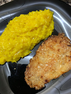 Una foto de Risotto de Arroz con Azafrán