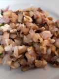 Ceviche de champiñones