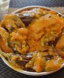 Stuffed Brinjal potatoes in gravy