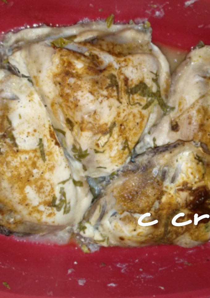 Una foto de Contramuslo de pollo al limón