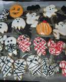 Galletitas Halloween decoradas por los niños 🎃🎃