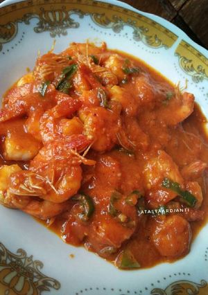 Foto resep Udang Saus Padang Simple