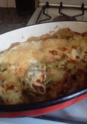 Una foto de Lasaña de zucchini