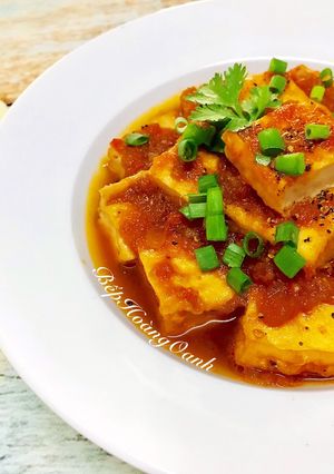 Hình của món Đậu Hủ Xốt Cà Chua (Chay).