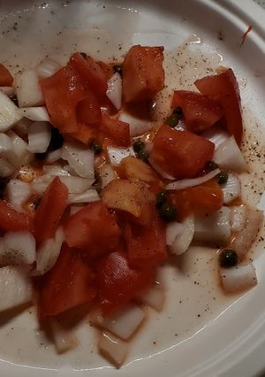 A picture of Tomato Salad.