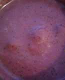 Smoothie de bananas y arandanos