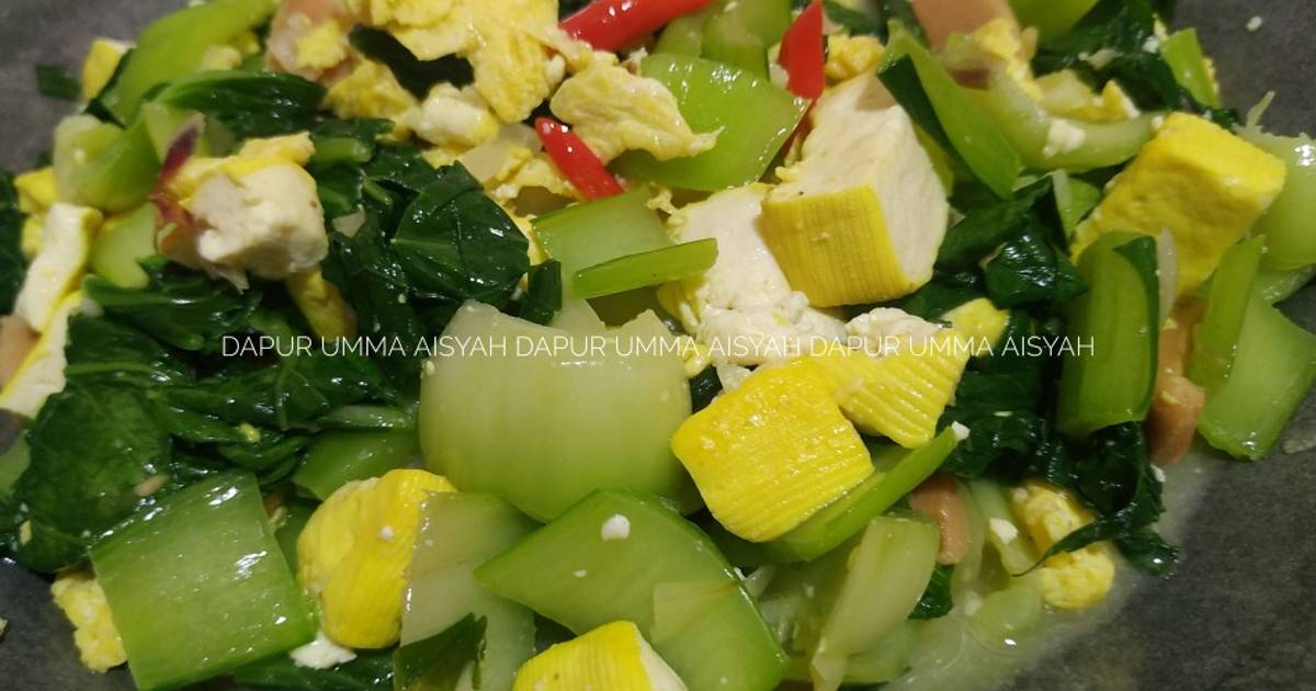 Resep Tumis Pakcoy Tahu Enak Dan Mudah Cookpad