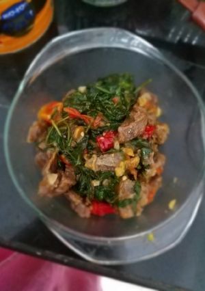 Foto resep Kangkung cah sapi