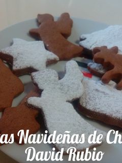 Una foto de Galletas Navideñas de Chocolate