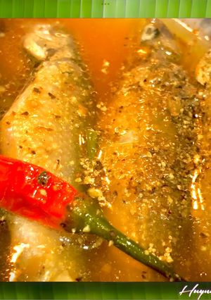 Hình của món Cá Linh Kho Nước Dừa.