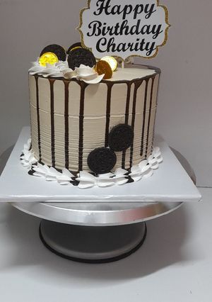 A picture of Chocolate mint cake.