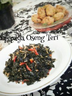 Foto resep Daun Pepaya Oseng Teri