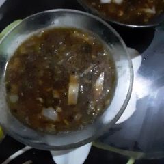 Hot and sour soup A picture of Hot and sour soup.