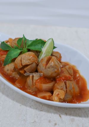 Foto resep Bakso Asam Manis