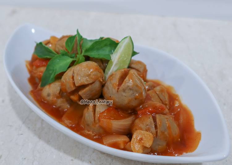 Resep Bakso Asam Manis, Enak Banget