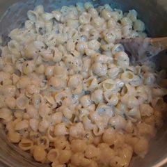 A picture of Creamy Garlic Shells.