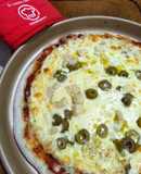 Pizza con receta de masa Napolitana 🇨🇱