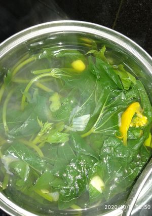 Foto resep Sayur bening daun ubi jalar