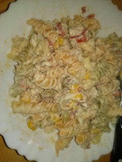 Una foto de Ensalada de macarrones