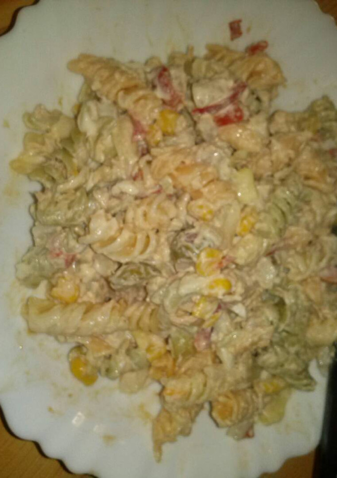 Una foto de Ensalada de macarrones