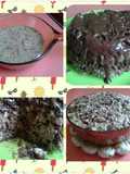 Torta rápida de chocolate en taza
