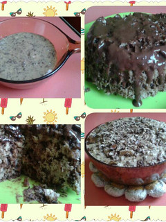 Una foto de Torta rápida de chocolate en taza